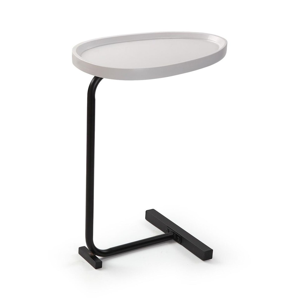 Mesa auxiliar Versa Nela Blanco 30 x 60 x 45 cm