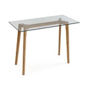 Desk Versa NANGA Bamboo Crystal 50 X 75 X 100 CM