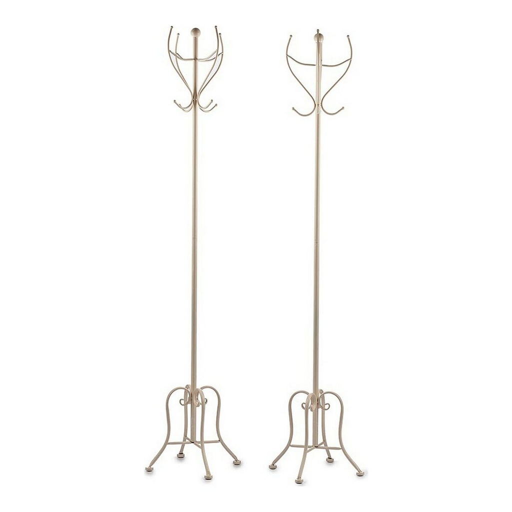 Perchero Metal Crema (30 x 180 x 30 cm)