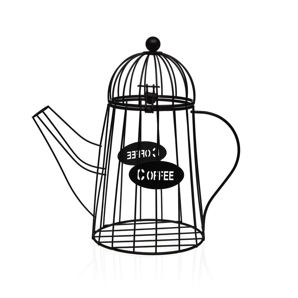 Organizador de Cápsulas de Café Versa Metal 25,5 X 26 X 13 CM Tetera