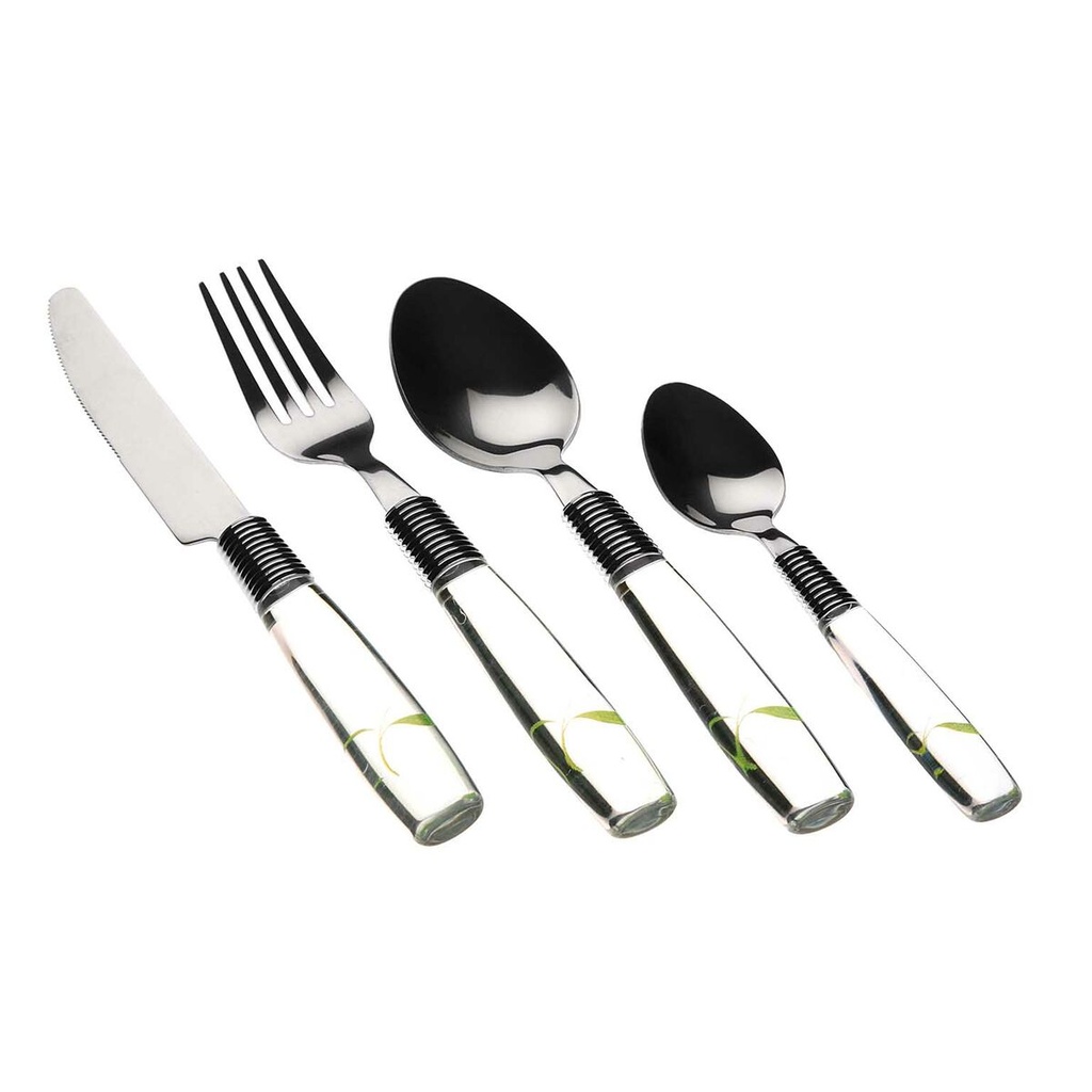 Cutlery Versa Steel Rushes 24 Pieces