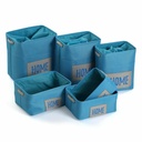 Juego de Cestas Versa Home 30 x 40 x 45 cm Azul