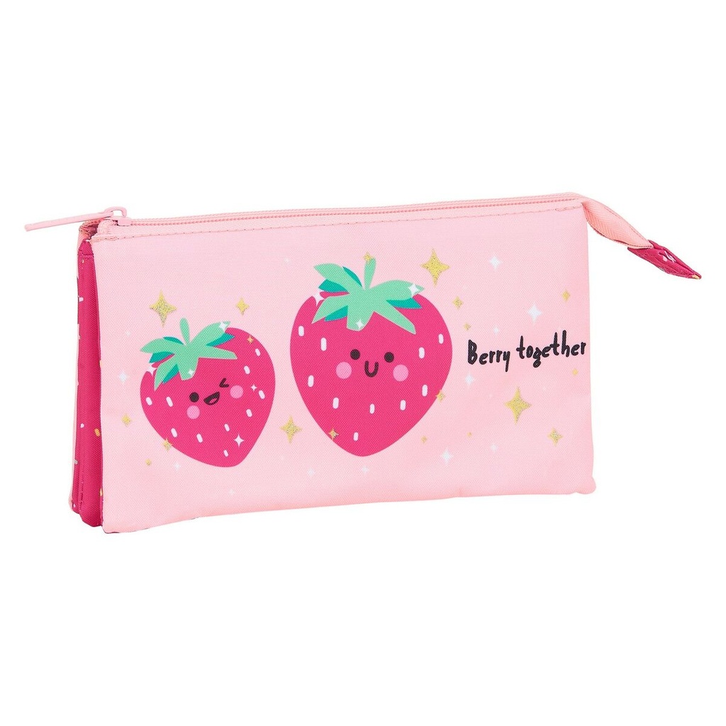 Triple Carry-all Berry Brillant BlackFit8 Berry brilliant Pink 22 x 12 x 3 cm