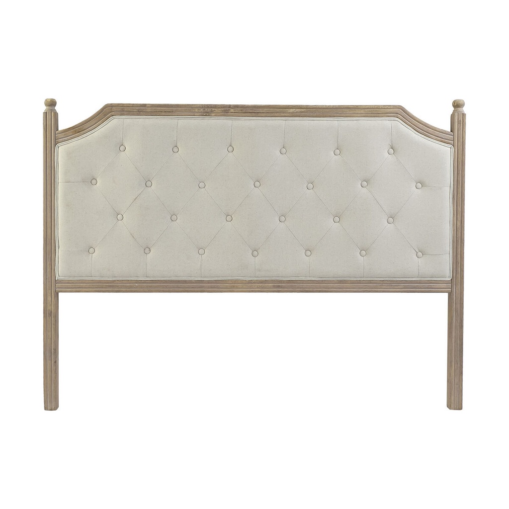 Headboard DKD Home Decor 160 x 6 x 120 cm Natural Beige Rubber wood