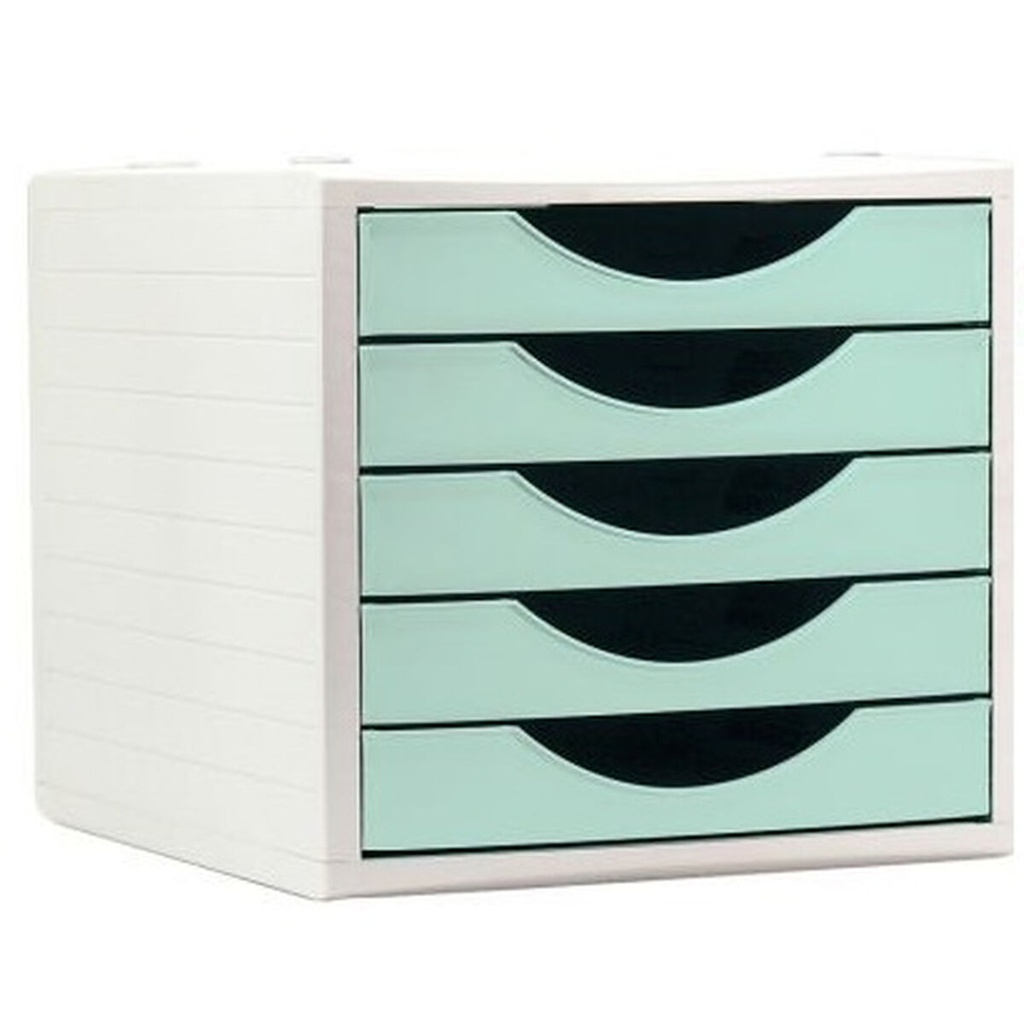 Archivador Modular Archivo 2000 ArchivoTec Serie 4000 5 cajones Verde Pastel 34 x 27 x 26 cm