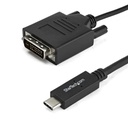 USB C to DVI Adapter Startech CDP2DVIMM2MB 2 m Black