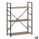 Shelves Confortime 3 Shelves Metal (2 Units)