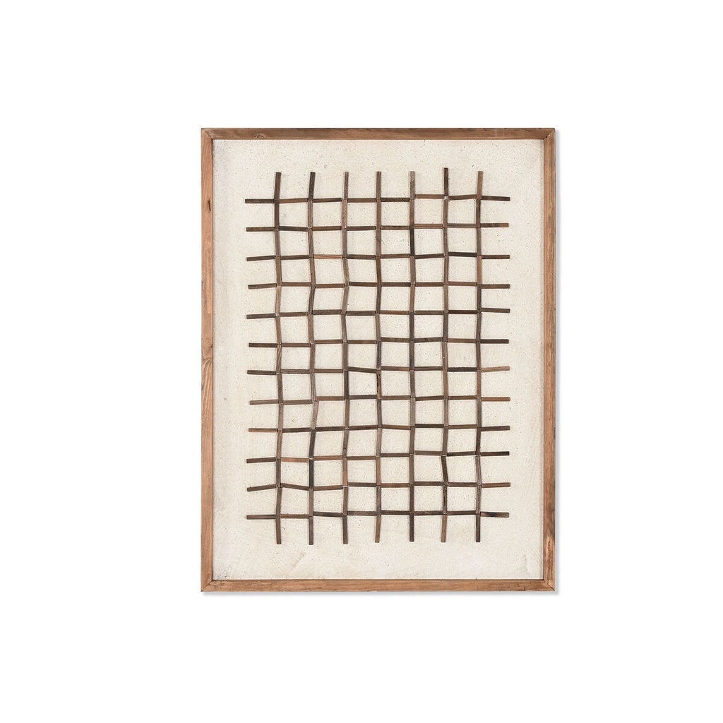 Cuadro Home ESPRIT Pino Madera Reciclada 62 x 4 x 82 cm