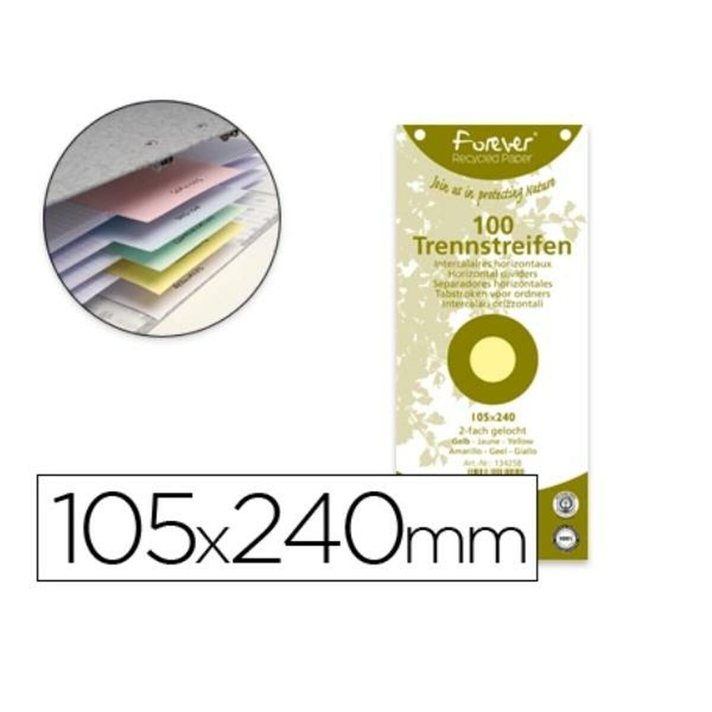 Seperators Exacompta 13495B Multicolour (100 Units)