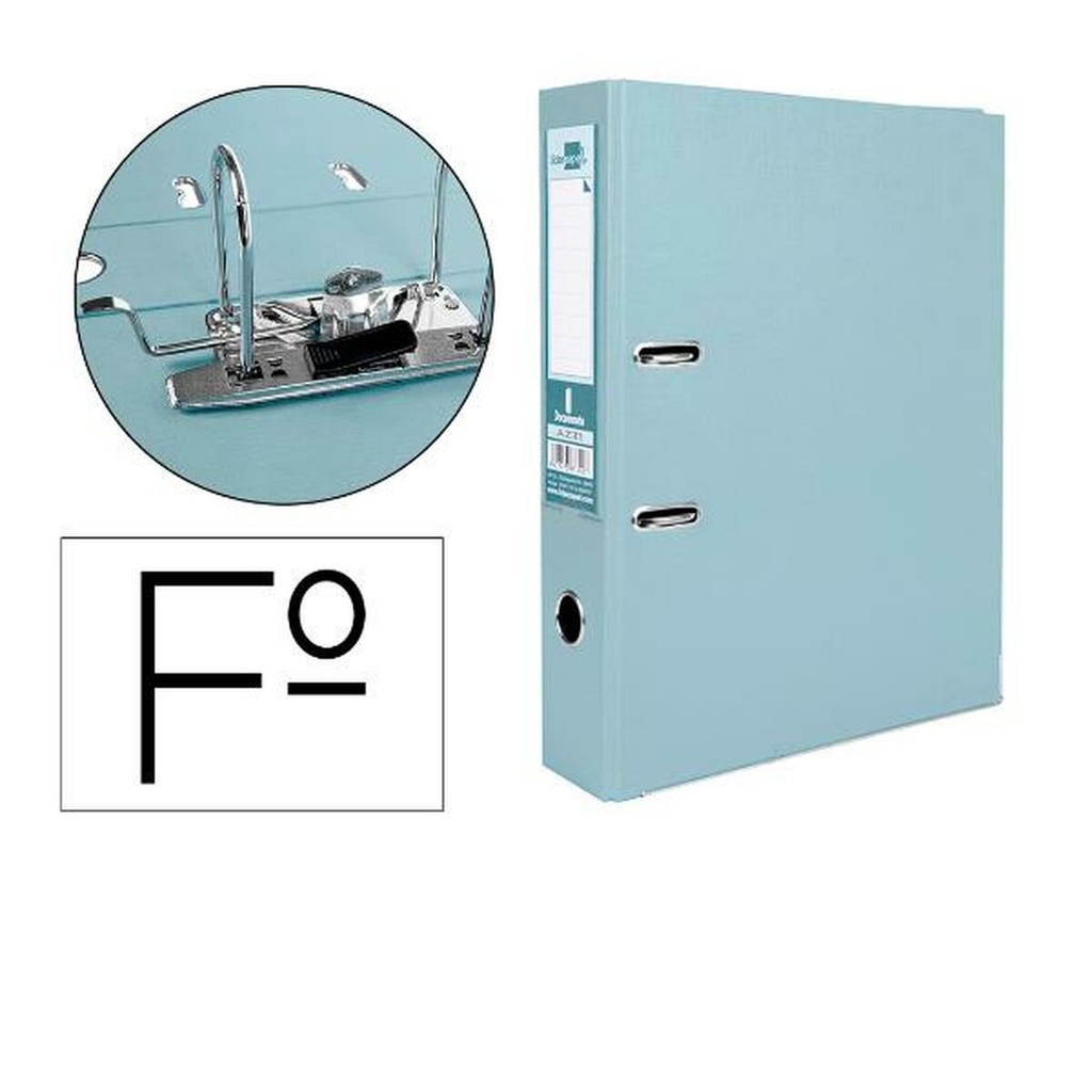 Carpeta de anillas Liderpapel AZ31 A4 Amarillo Gris (1 unidad)