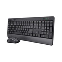 Teclado y Ratón Trust Trezo Negro Qwerty Español