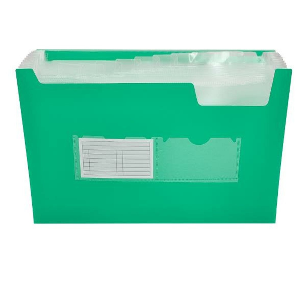 Carpeta Clasificadora Liderpapel FU13 Verde A4