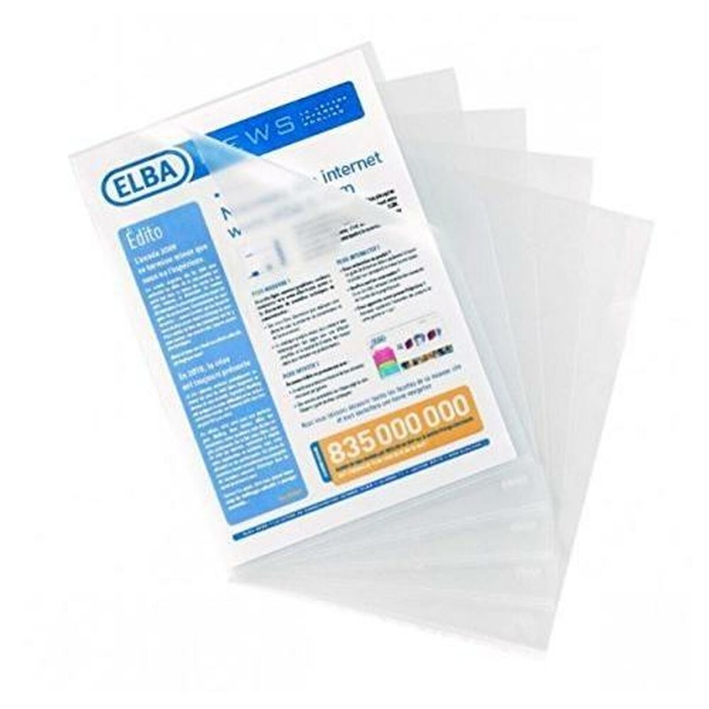 Document Folder Elba 400005376 Transparent 100 Units
