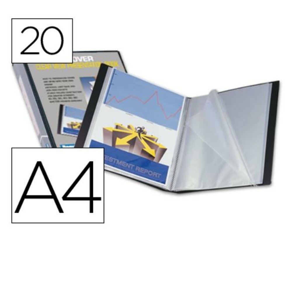 Carpeta Liderpapel CJ57 Negro A4
