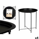 Mesa Auxiliar Plegable WR4405 Negro 46,8 x 50,2 x 46,8 cm (4 Unidades)