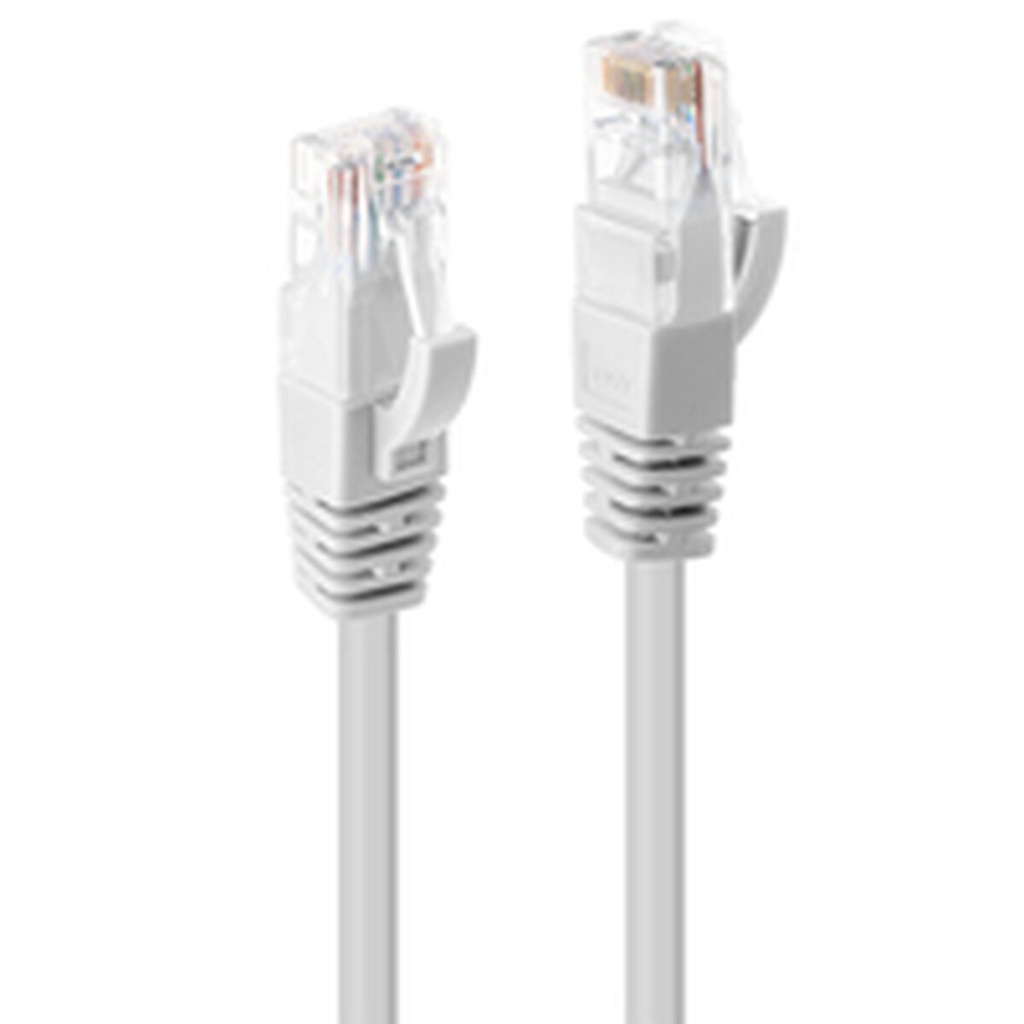 Cable de Red Rígido UTP Categoría 6 LINDY 48100 Blanco 30 m 1 unidad