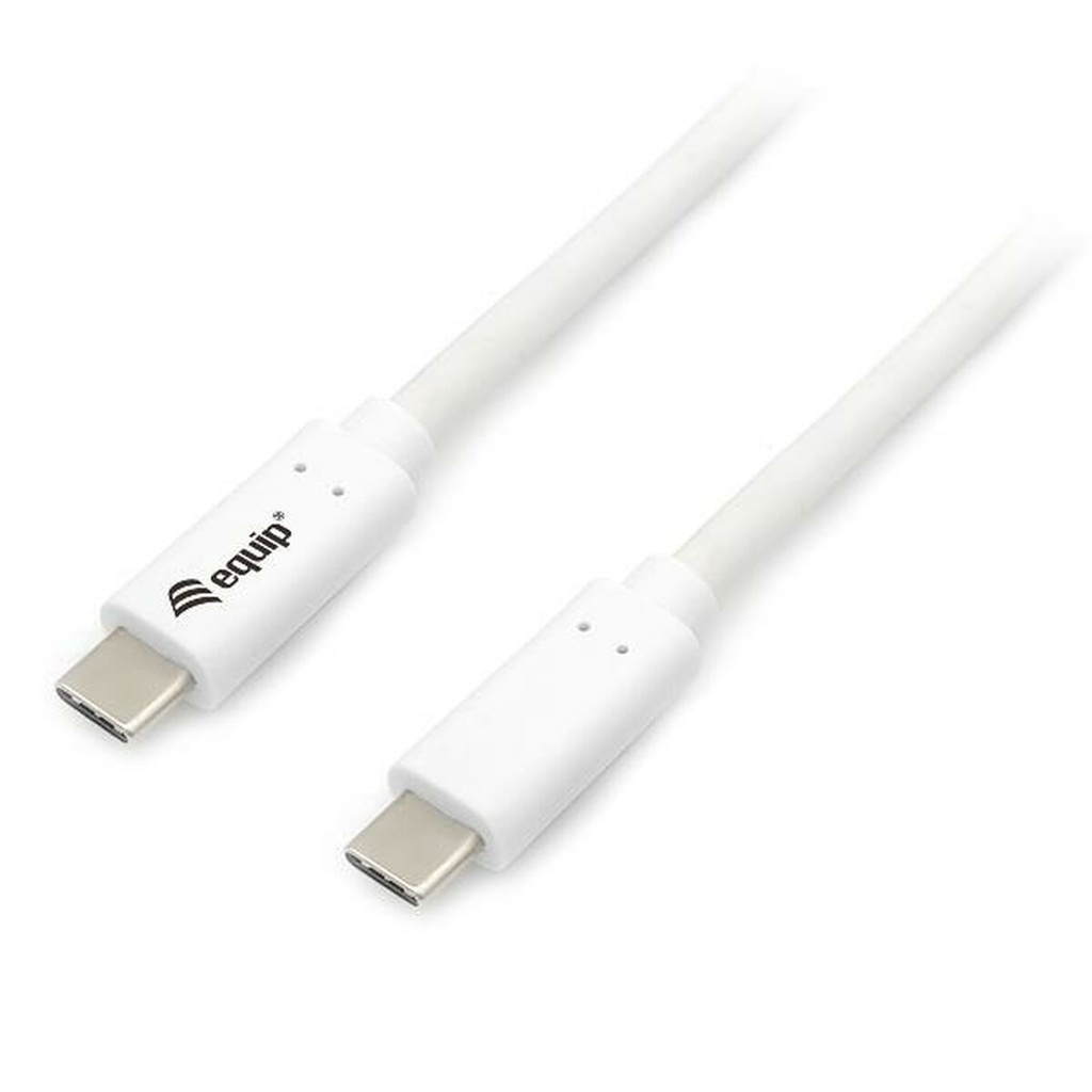 Cable USB-C a USB-C Equip 12836107101 Blanco