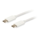 Cable USB-C a USB-C Equip 128351 1 m Blanco