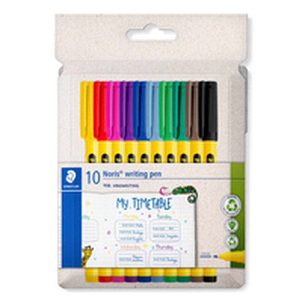 Rotuladores Staedtler Amarillo Multicolor (10 Unidades)