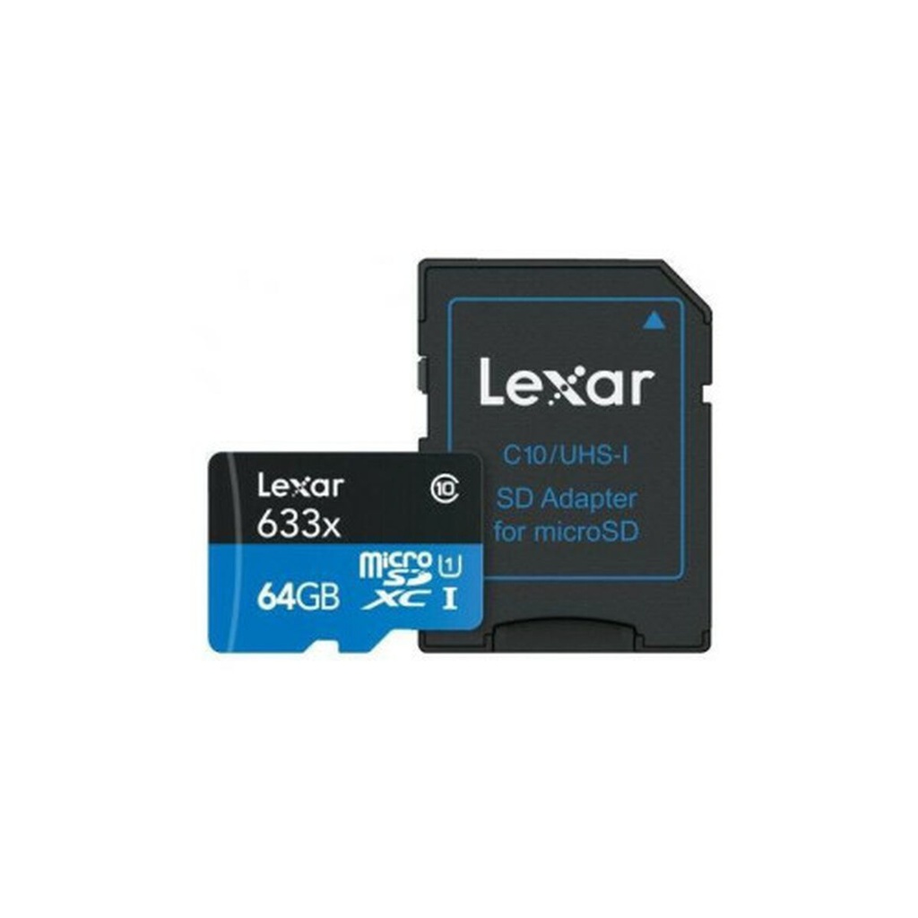 Tarjeta Micro SD Lexar LMS0633064G-BNNNG 64 GB