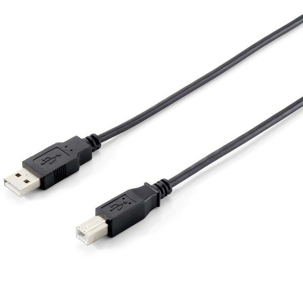 Cable USB 2.0 A a USB B Equip 128862 Negro 5 m