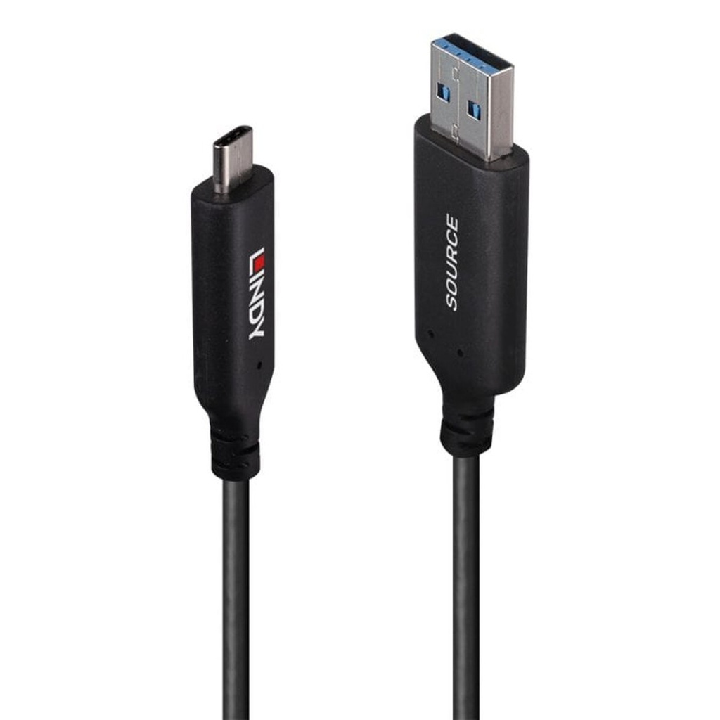 Cable USB LINDY 43395 Negro