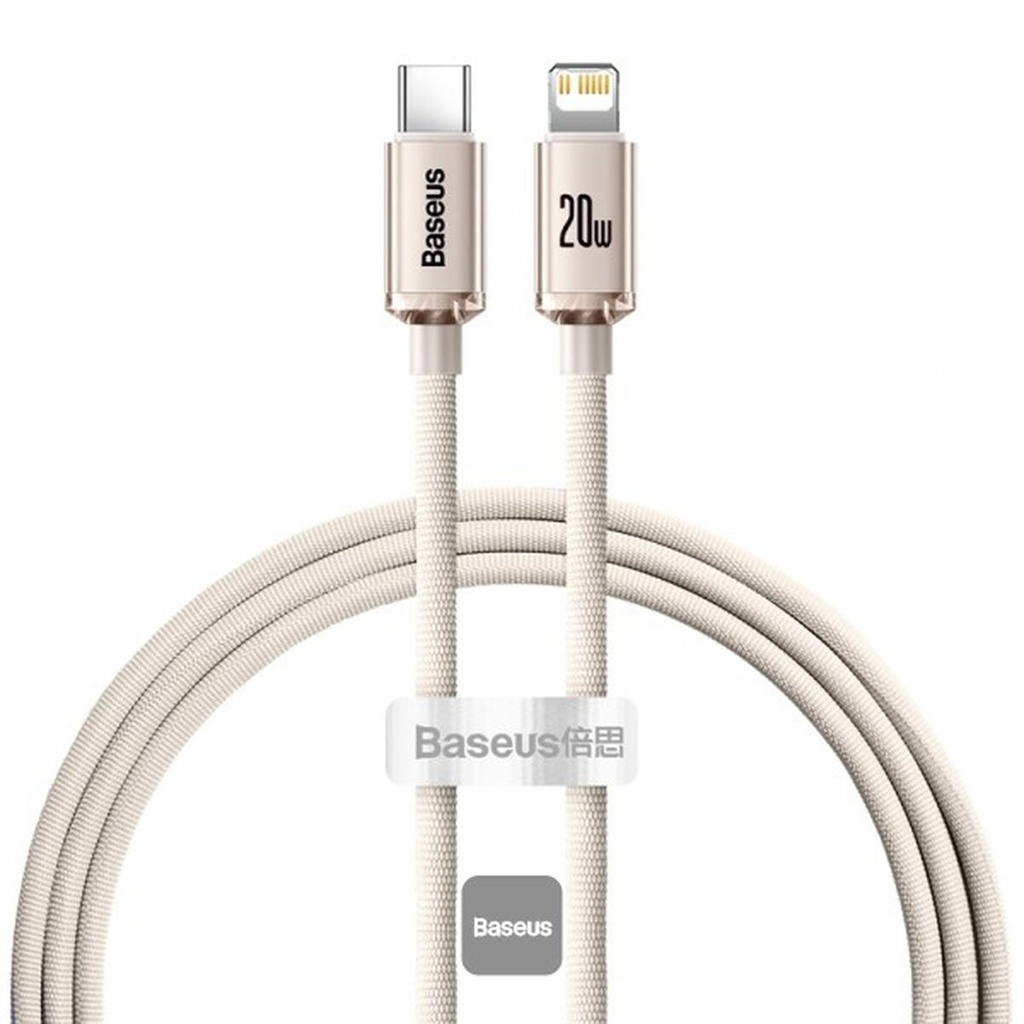 USB to Lightning Cable Baseus CAJY001304 Pink 1,2 m