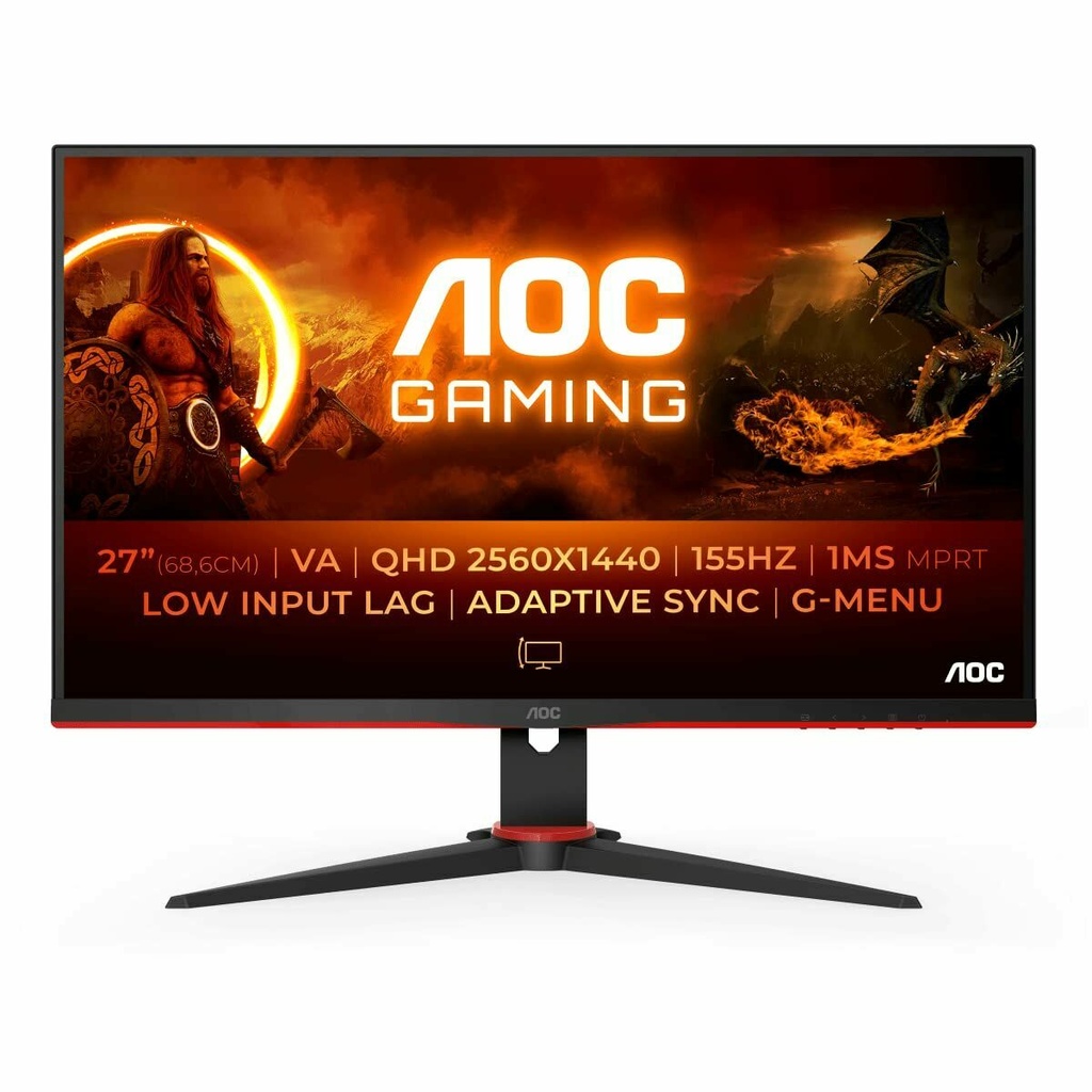 Monitor AOC Q27G2E/BK Black