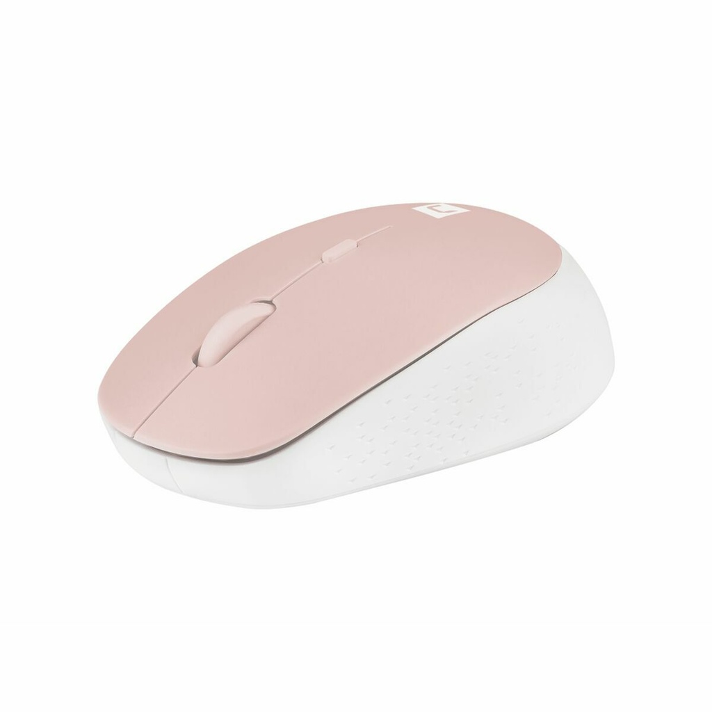 Ratón Inalámbrico Natec Harrier 2 Blanco Rosa 1600 dpi