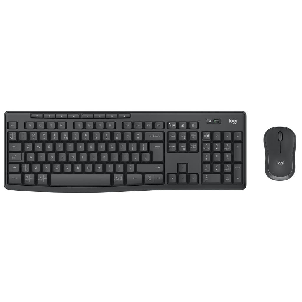 Teclado y Ratón Logitech 920-012077 Gris Grafito Inglés EEUU Qwerty US