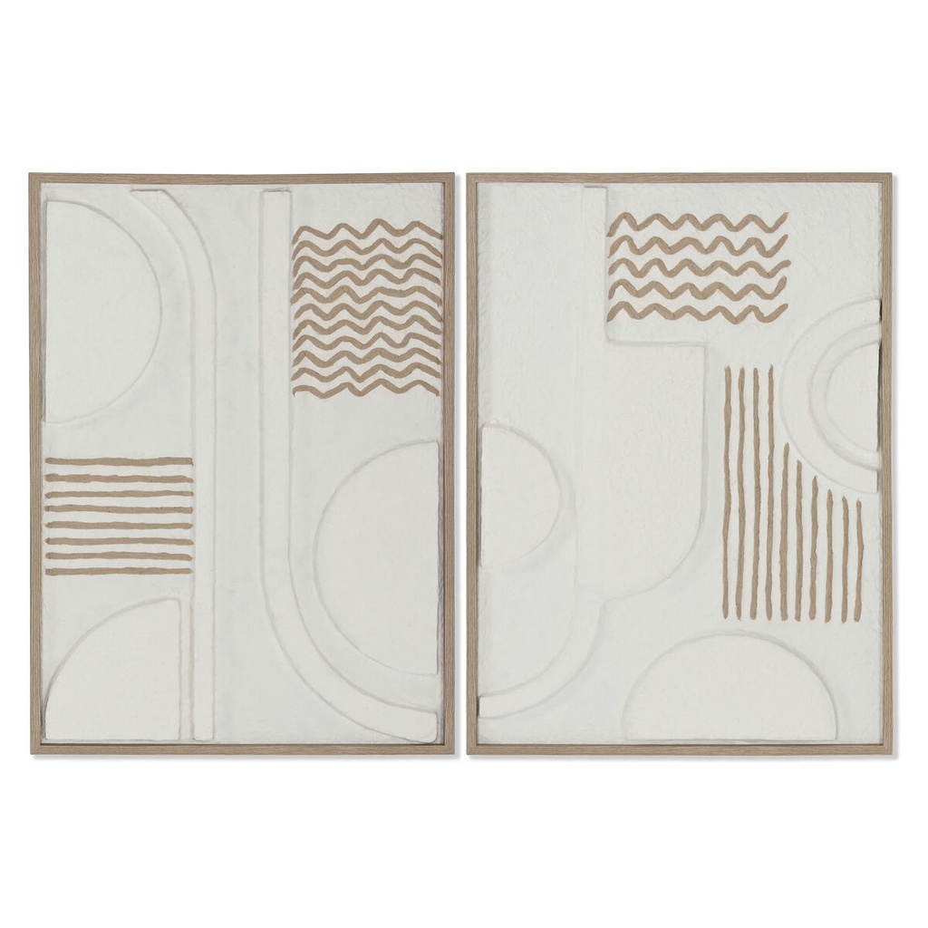 Cuadro 3D Home ESPRIT Papel Poliestireno 50 x 2 x 70 cm 50 x 4 x 70 cm