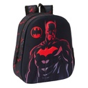 Mochila Infantil 3D Batman Negro 27 x 33 x 10 cm