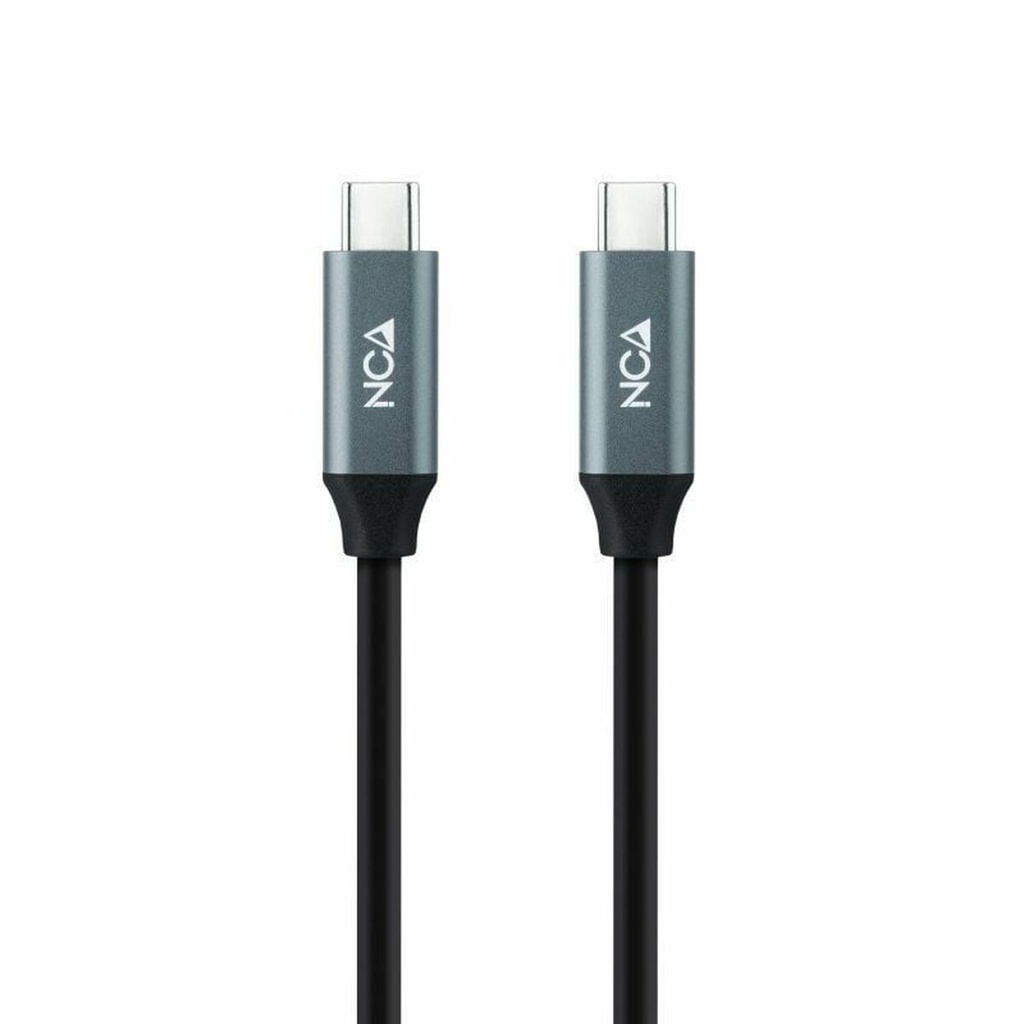 USB-C Cable NANOCABLE 10.01.4301 Black 1 m (1 Unit)