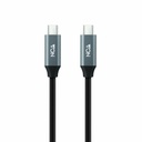 USB-C Cable NANOCABLE 10.01.4301 Black 1 m (1 Unit)