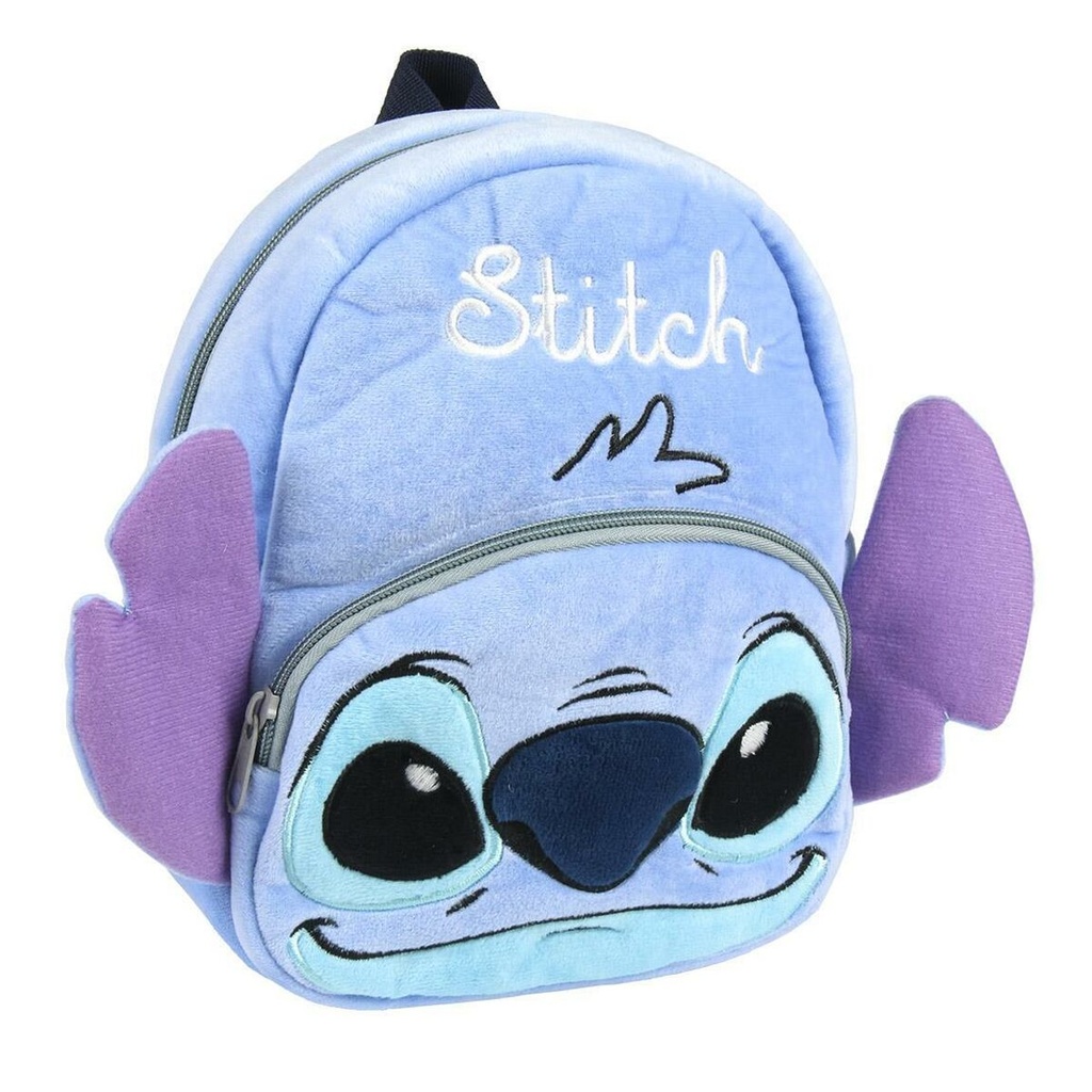 Mochila Escolar Stitch Azul