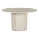 Mesa de Comedor Home ESPRIT Beige Granito Madera MDF 130 x 130 x 75 cm