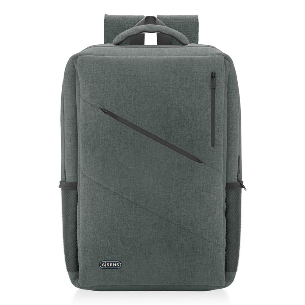 Laptop Backpack Aisens ASBG-BP085-GR Grey (1 Unit)