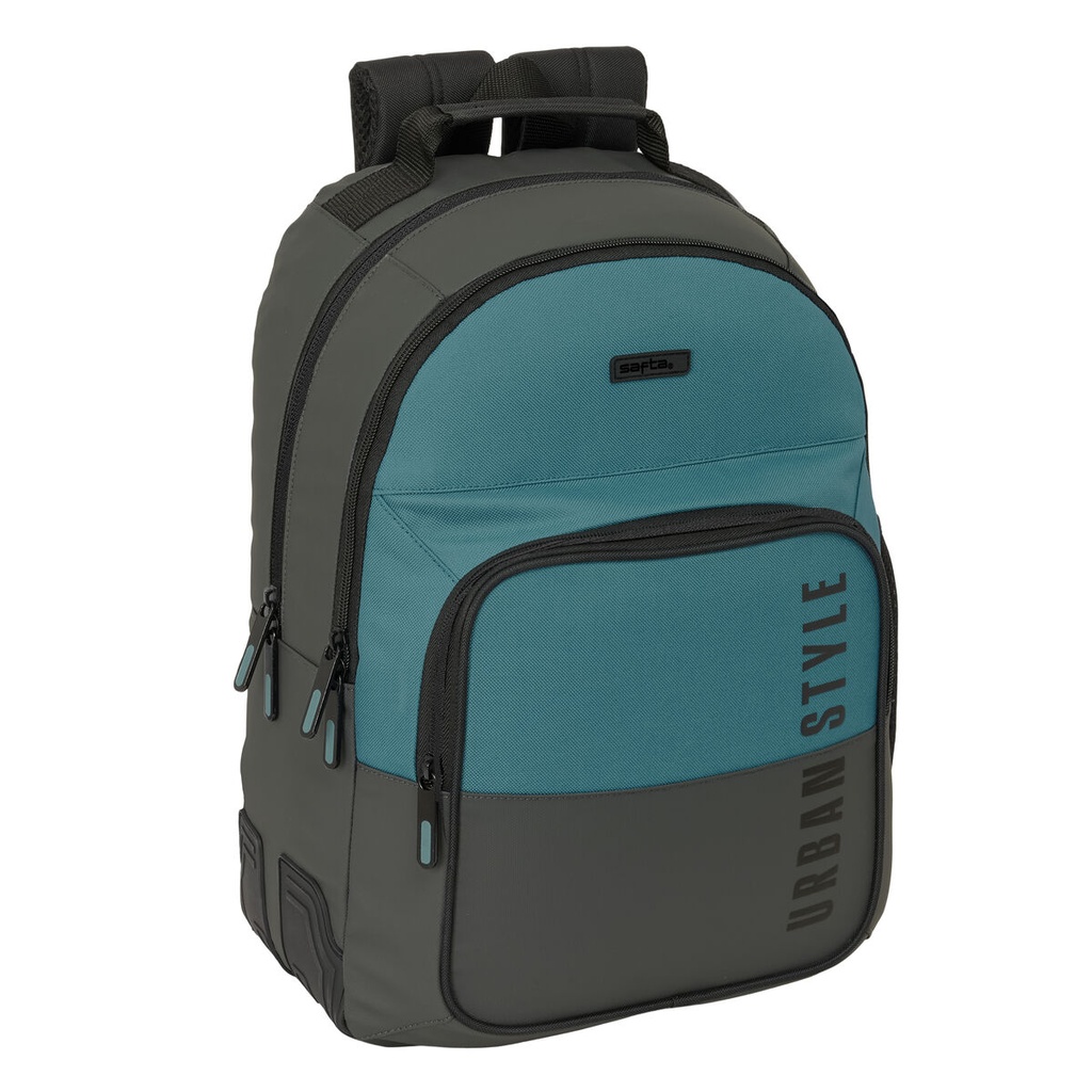 Mochila Escolar Safta Urban style Azul Gris 32 x 42 x 15 cm