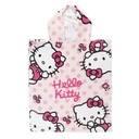 Poncho-Toalla con Capucha Hello Kitty Rosa claro 50 x 111,5 cm