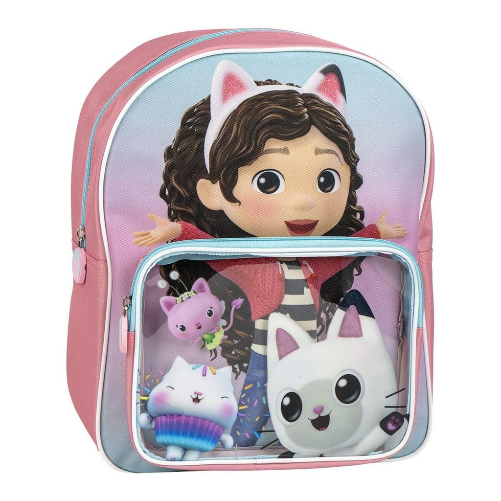 School Bag Gabby's Dollhouse Pink 25 x 31 x 14 cm