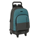 School Rucksack with Wheels Safta Urban style Blue Grey 33 x 45 x 22 cm