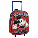 Mochila Escolar con Ruedas Mickey Mouse 3D