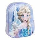 Mochila Escolar 3D Frozen Azul 25,0 x 31,0 x 10,0 cm