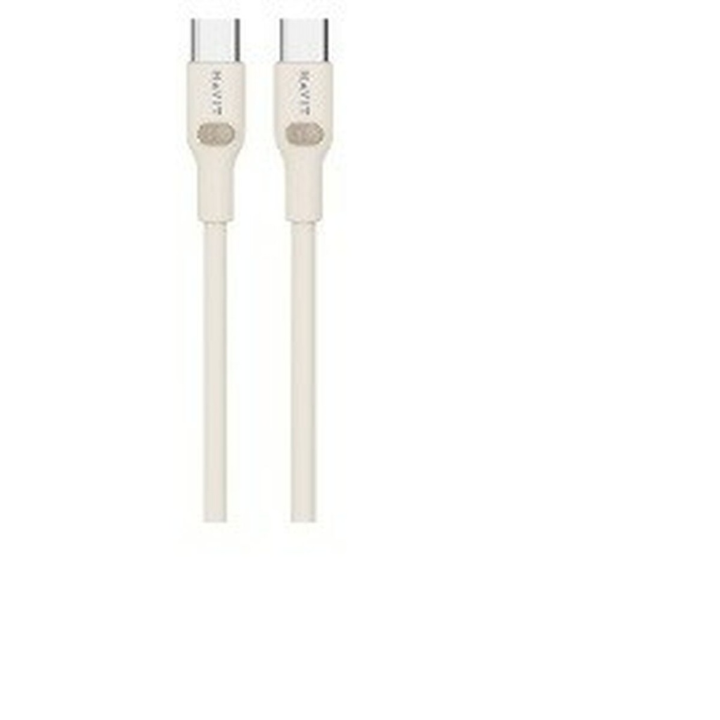 Cable USB-C a USB-C Havit CB6284 2.0m Beige 2 m