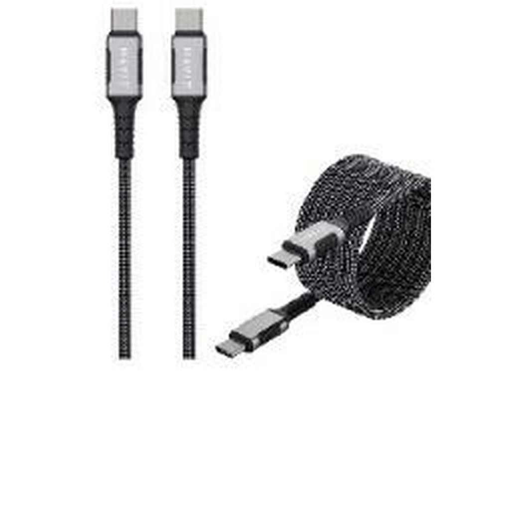 USB-C to USB-C Cable Havit CB6297 Black 1 m