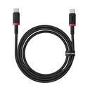 Cable USB-C a USB-C Baseus P10377803U01-01 Negro Rojo 1 m