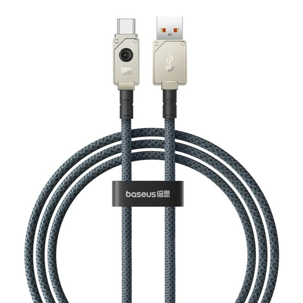 USB A to USB-C Cable Baseus P10355801221-00 Black 1 m