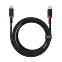 Cable USB-C a USB-C Baseus P10377803U01-03 Negro Rojo 2 m