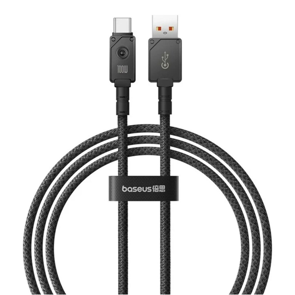 USB A to USB-C Cable Baseus P10355801111-00 Black 1 m