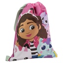 Bolsa Mochila con Cuerdas Gabby's Dollhouse Rosa 27 x 33 x 1 cm